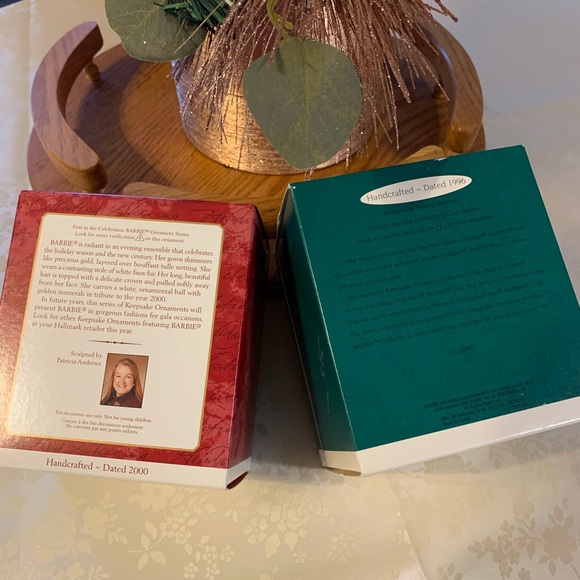 Barbie Hallmark Keepsake Ornaments, NWT, Collectors Edition Years 1996, 2000 - Picture 2 of 7